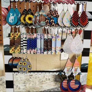 Earrings, Door Hangers, Baby germ , cell phone hol